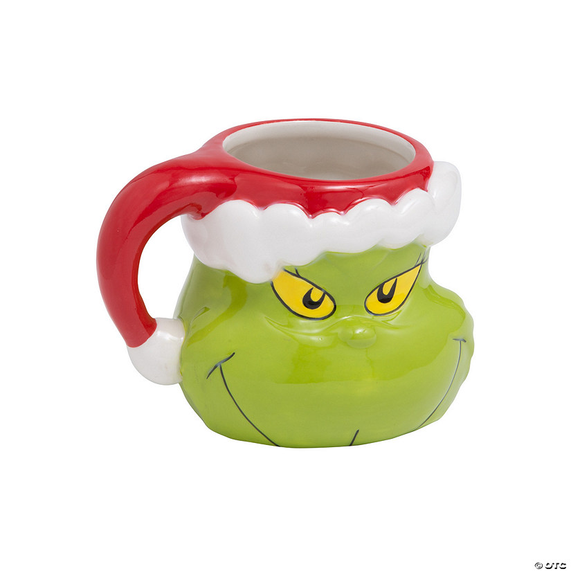 4" 10 oz. Dr. Seuss&#8482; The Grinch Reusable Ceramic Mug Set &#8211; 4 Ct. Image