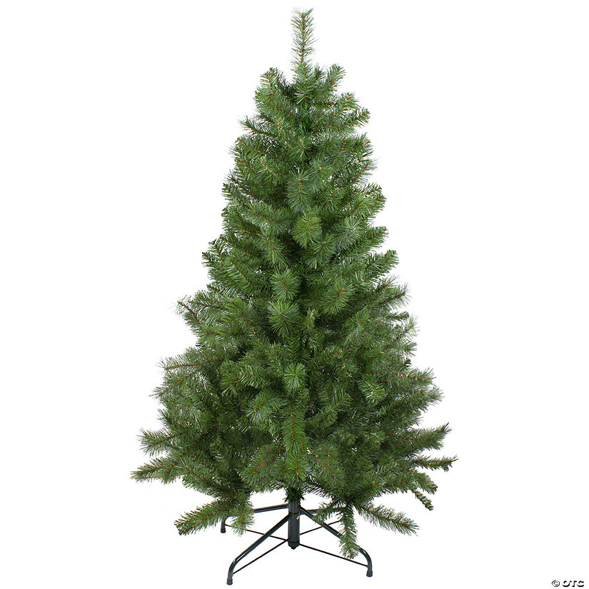 4.5' x 35" Medium Mixed Pine Artificial Christmas Tree - Unlit Image