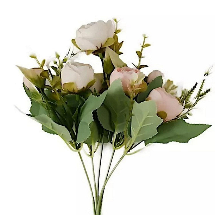 4 Bouquets 12 in Artificial Flowers Silk Mini Ranunculus Oriental Trading