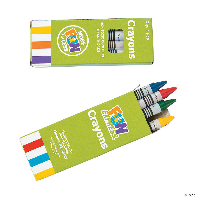 4 Color Crayons 6 boxes Discontinued