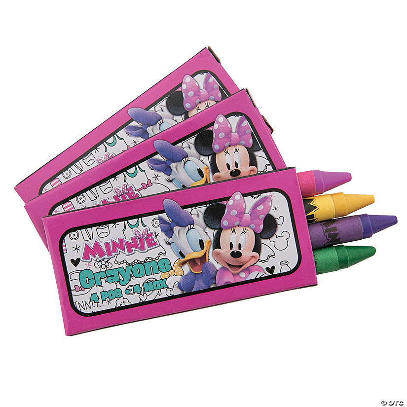 4-Color Disney Minnie&#8217;s Happy Helpers Crayons - 12 Boxes Image