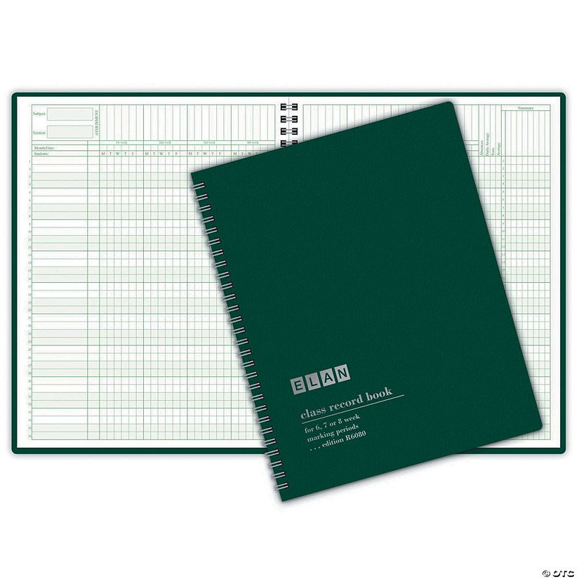 (4 Ea) Class Record Book 6-8 Weeks  Image