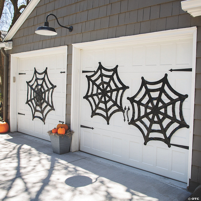 4 Ft. - 5 Ft. Large Spider Web Halloween Decorations - 3 Pc. Image