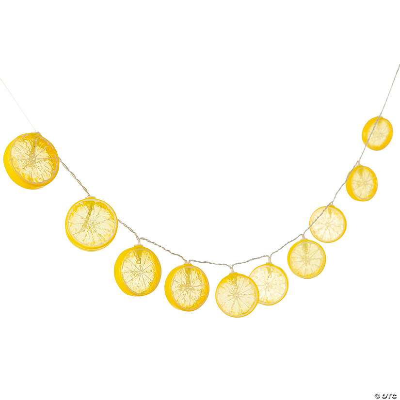 4 Ft. 11" Yellow Lemon Slices String Lights Image