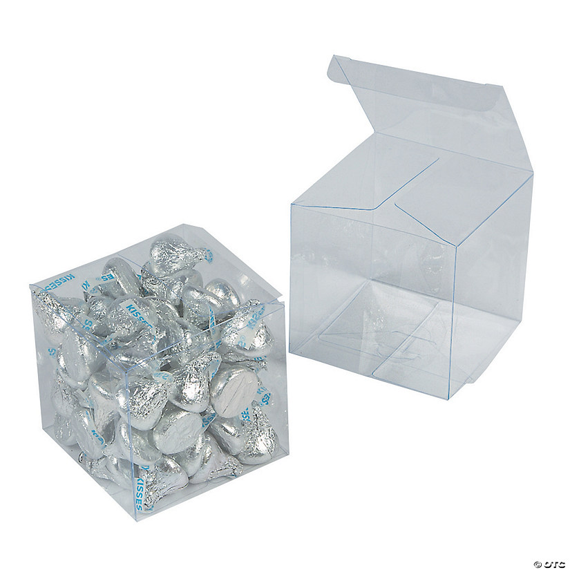 4" Large Clear Favor Boxes - 24 Pc. Image