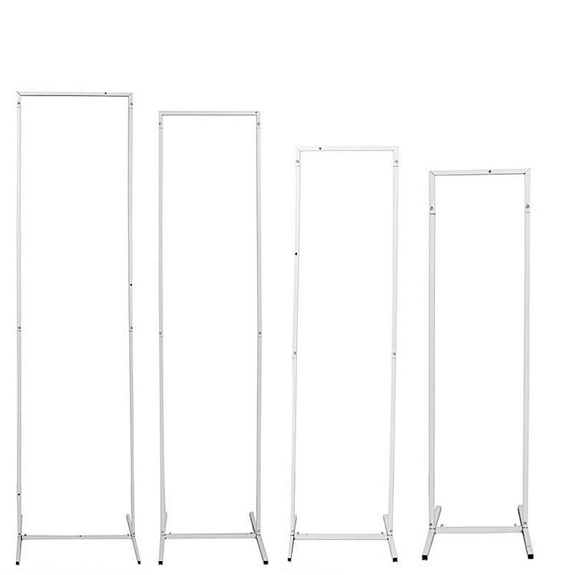 4 Metal Floral Display Frame Rectangle Backdrop Stand Oriental Trading