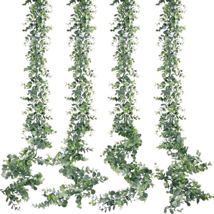 4 Pack Faux Eucalyptus Greenery Garland Image