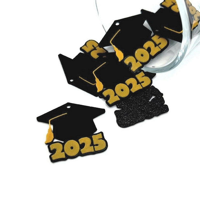 4 Pcs 2025 Graduation Cap Charms Image