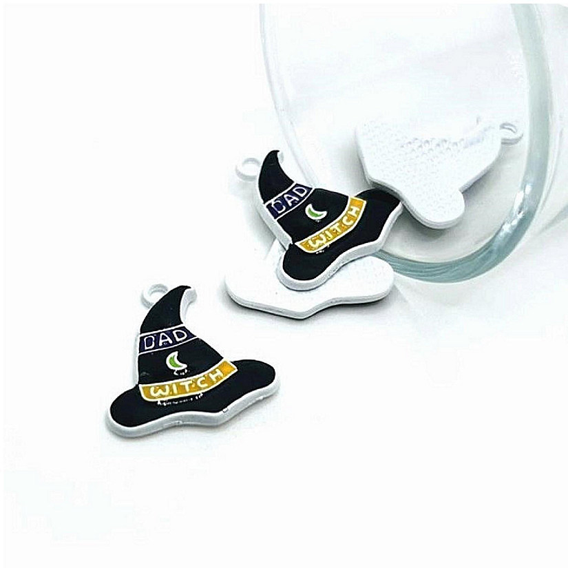 4 Pcs Bad Witch Halloween Charms Image