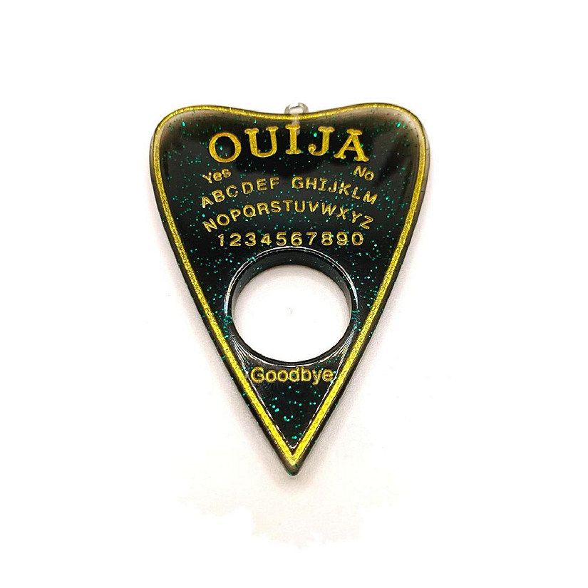 4 Pcs Black Ouija Planchette Charms Image