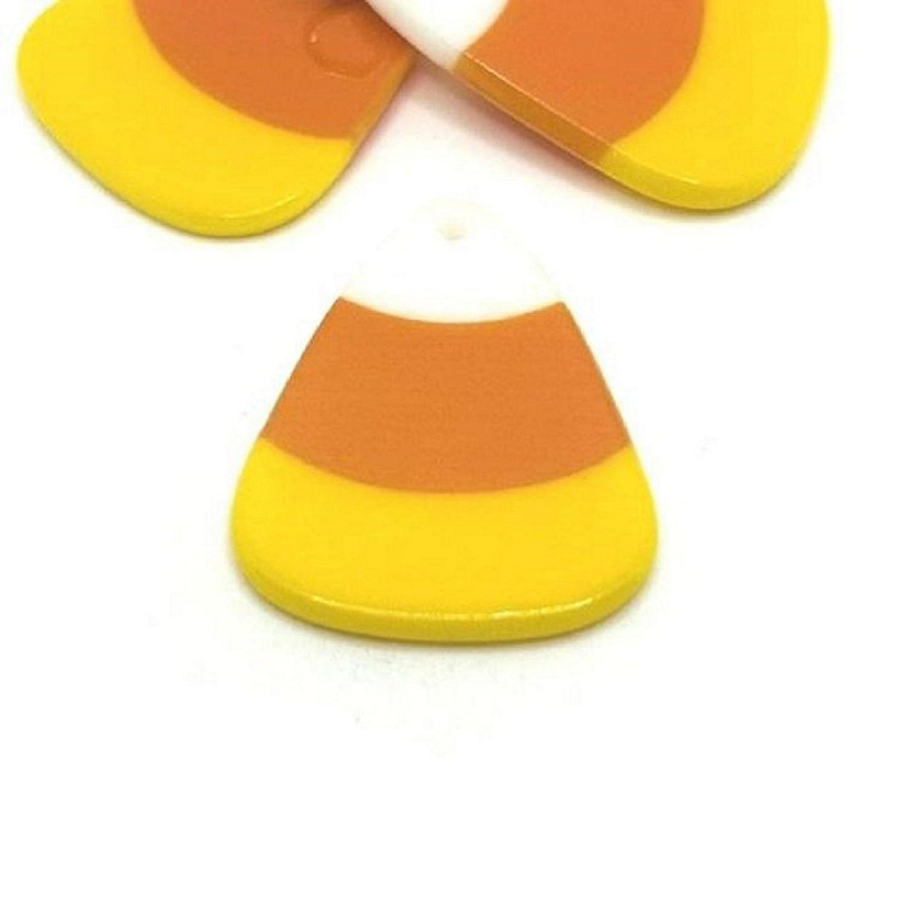4 Pcs Candy Corn Pendants Image