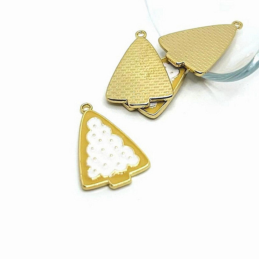 4 Pcs Christmas Cookie Tree Charms Image
