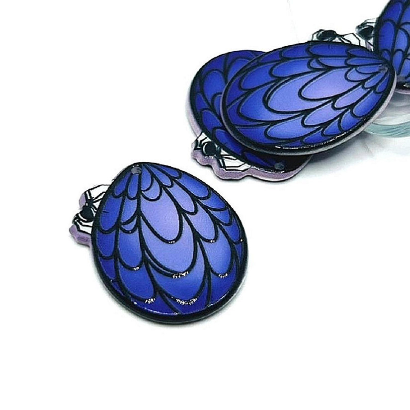 4 Pcs Creepy Easter Egg Web Charms Image