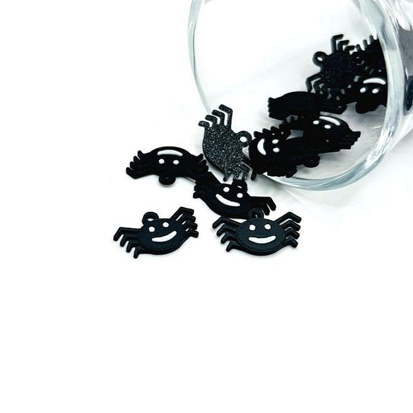 4 Pcs Cute Halloween Spider Charms Image