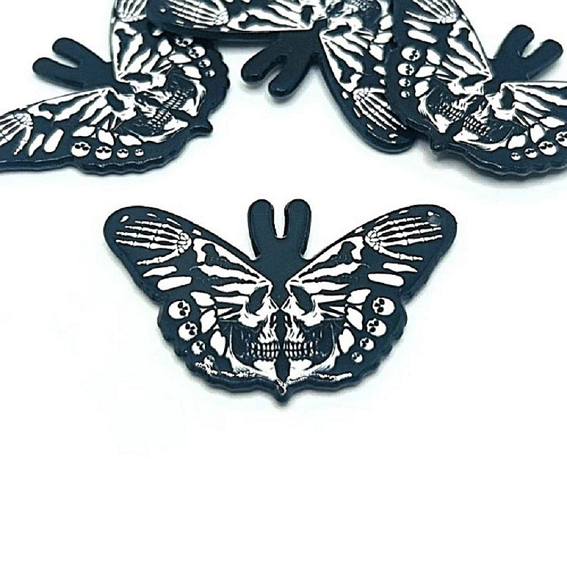 4 Pcs Halloween Moth Charms Image