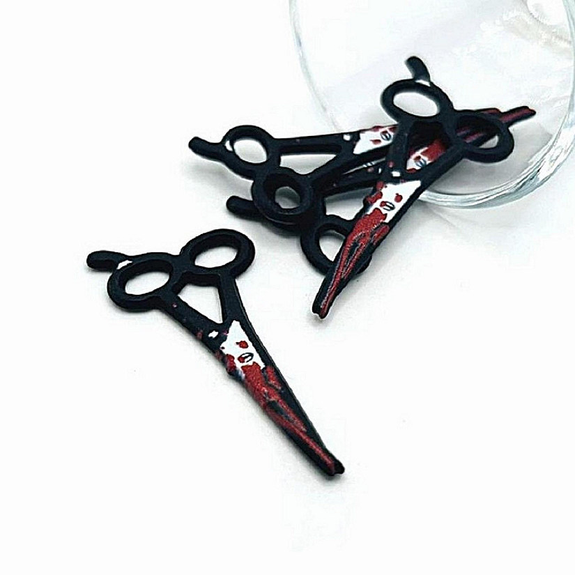 4 Pcs Halloween Scissor Pendants Image