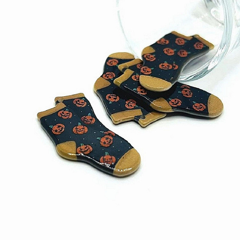 4 Pcs Halloween Socks Charms Image