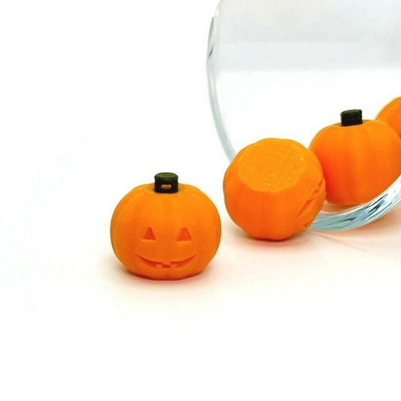 4 Pcs Jack O Lantern Pumpkin Charms Image