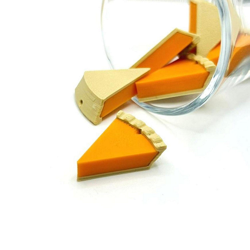 4 Pcs Pumpkin Pie Charms Image