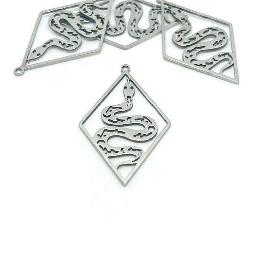 4 Pcs Snake in Diamond Pendant Image