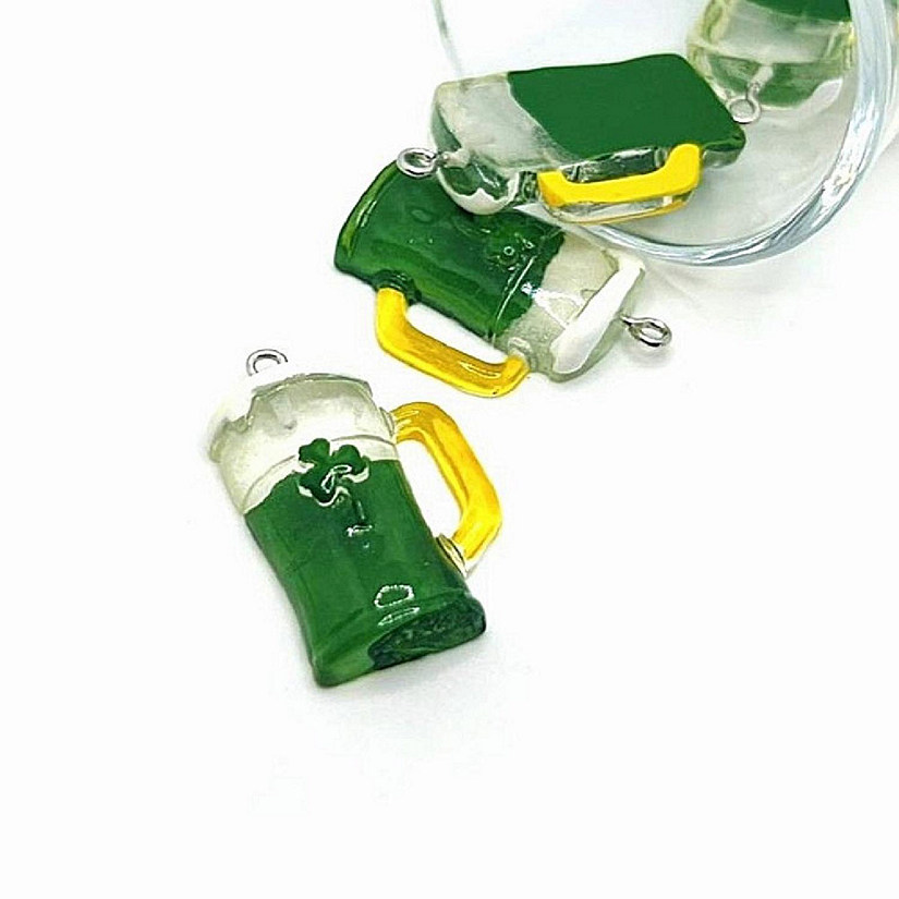 4 Pcs St. Patrick's Day Beer Charms Image