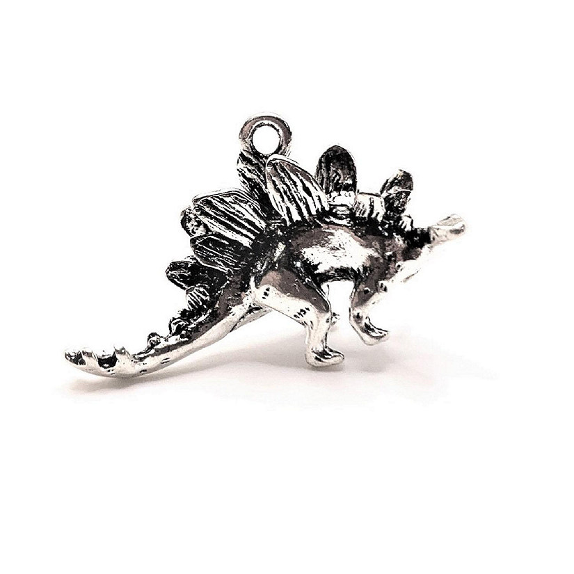 4 Pcs Stegosaurus Dinosaur Charms Image