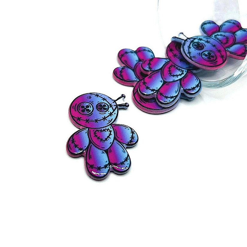 4 Pcs Valentine's Day Doll Charms Image
