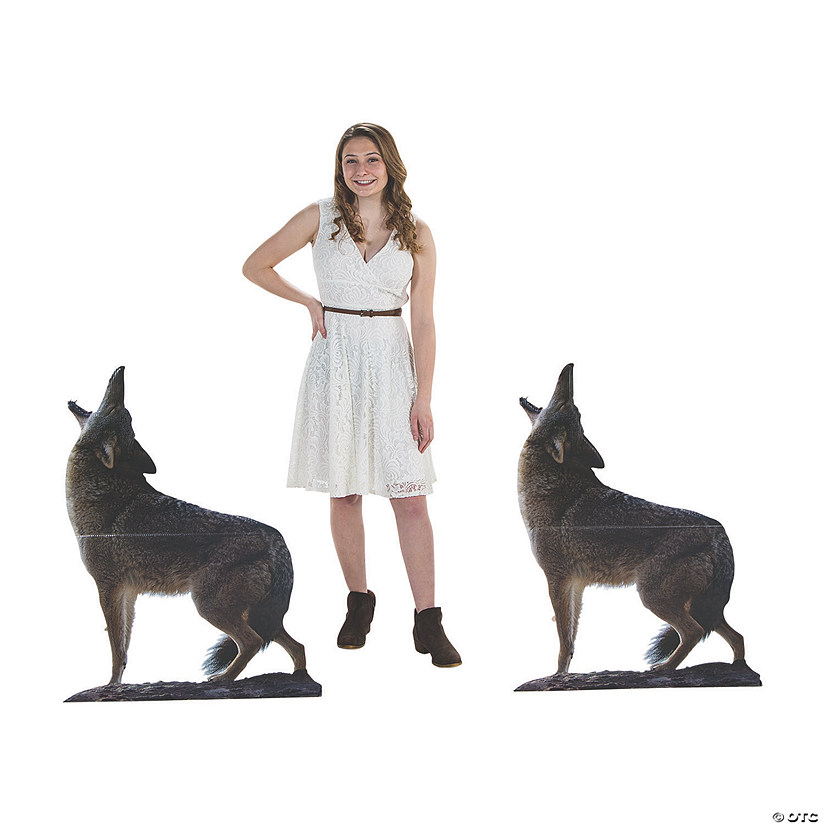 40" Coyote Cardboard Cutout Stand-Up Image