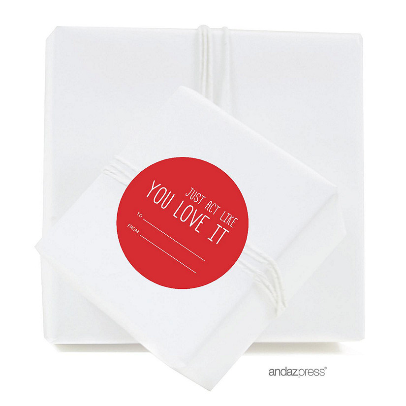 40 FUNNY HAPPY HOLIDAYS TO/FROM LABELS Image