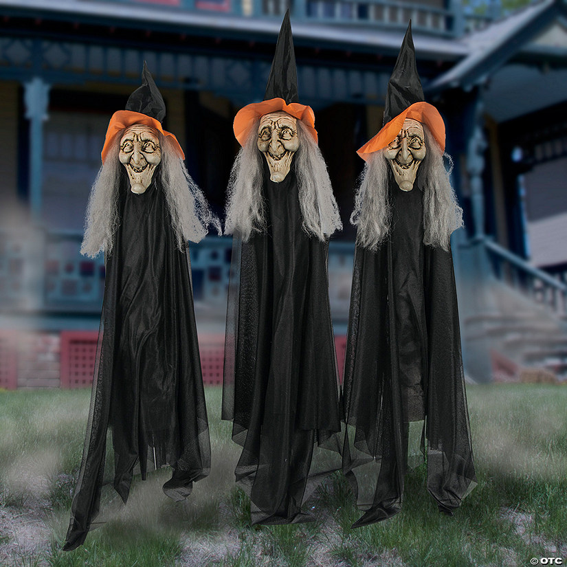 40" Value Witch Yard Stake Decorations - 3 Pc. Image