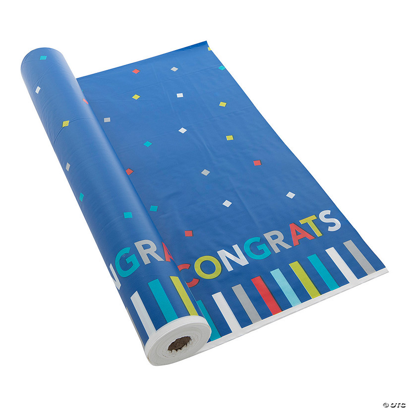 40" x 100 ft. Bright Grad Disposable Plastic Tablecloth Roll Image