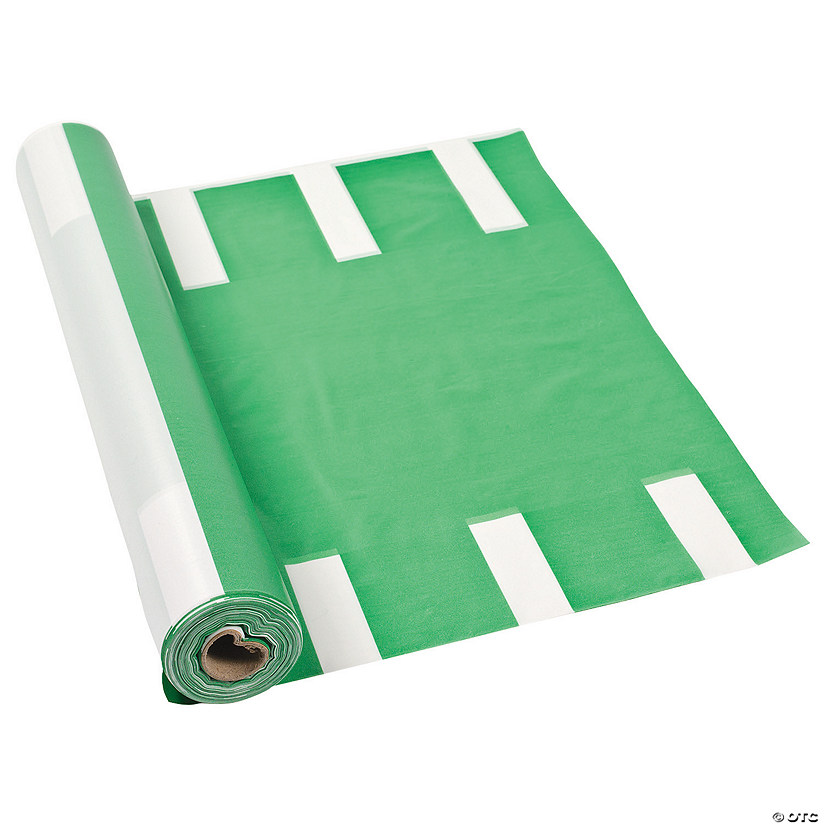 40" x 100 ft. Football Field Disposable Plastic Tablecloth Roll Image