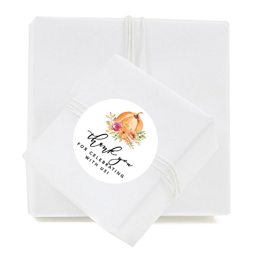 40PK Celebration Thank You Circle Labels Image