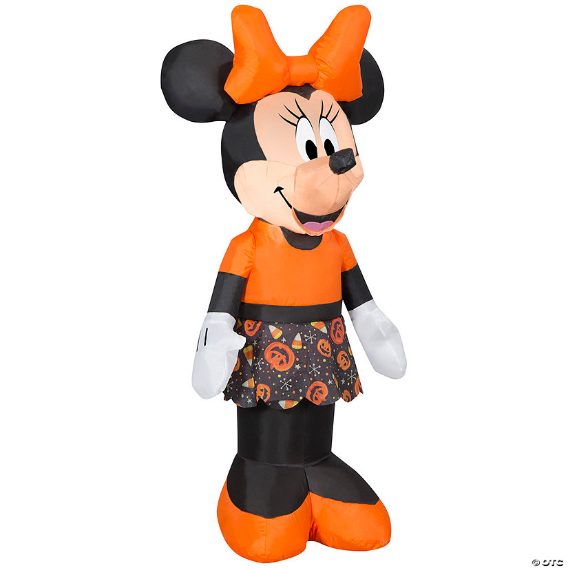 42" Airblown&#174; Blowup Inflatable Vampire Minnie with Candy Toss Vest Halloween Outdoor Yard Decoration Image