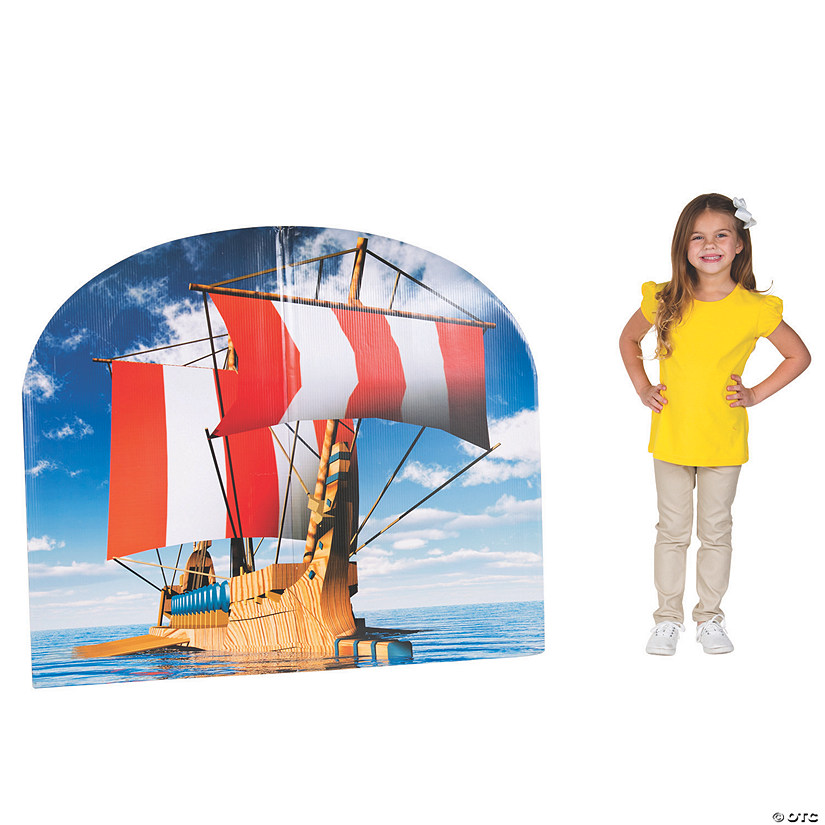 43 1/2" Athens VBS Sailboat Cardboard Cutout Stand-Up Image