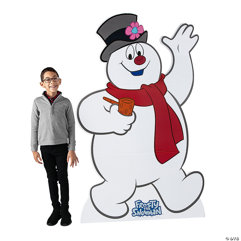 43 3/4" x 5 Ft. 11 1/2" Frosty the Snowman&#8482; Life-Size Cardboard Cutout Stand-Up Image