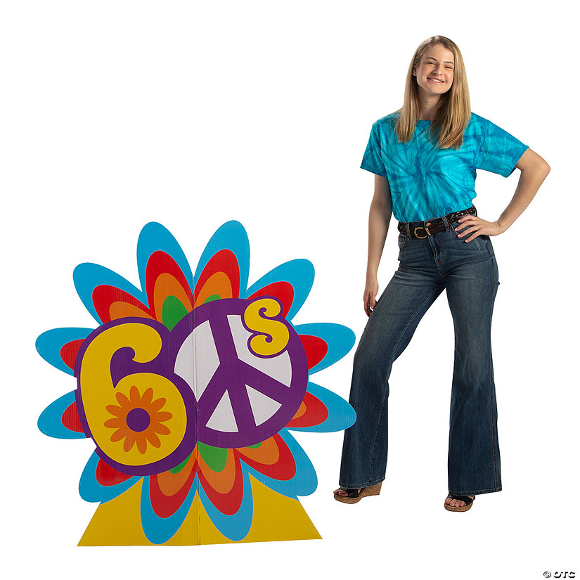 44" 60s Decade Cardboard Cutout Stand-Up Image