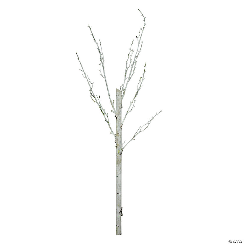 44" Gray Distressed Finish Artificial Crafting Display Tree Trunk Image