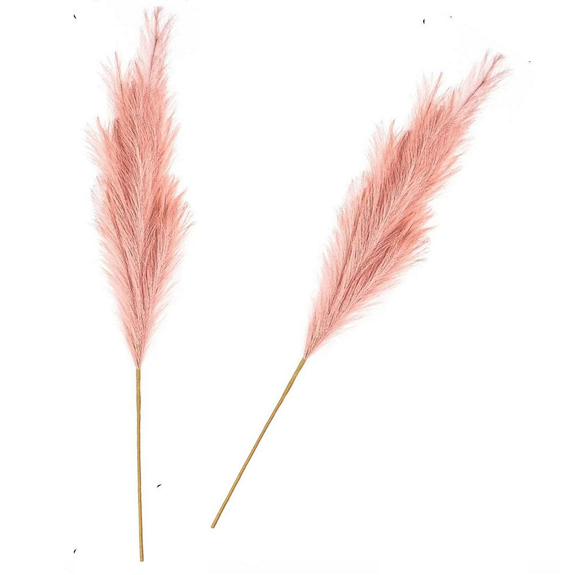 44" Silk Pampas Grass Artificial Plant Sprays Stems Image