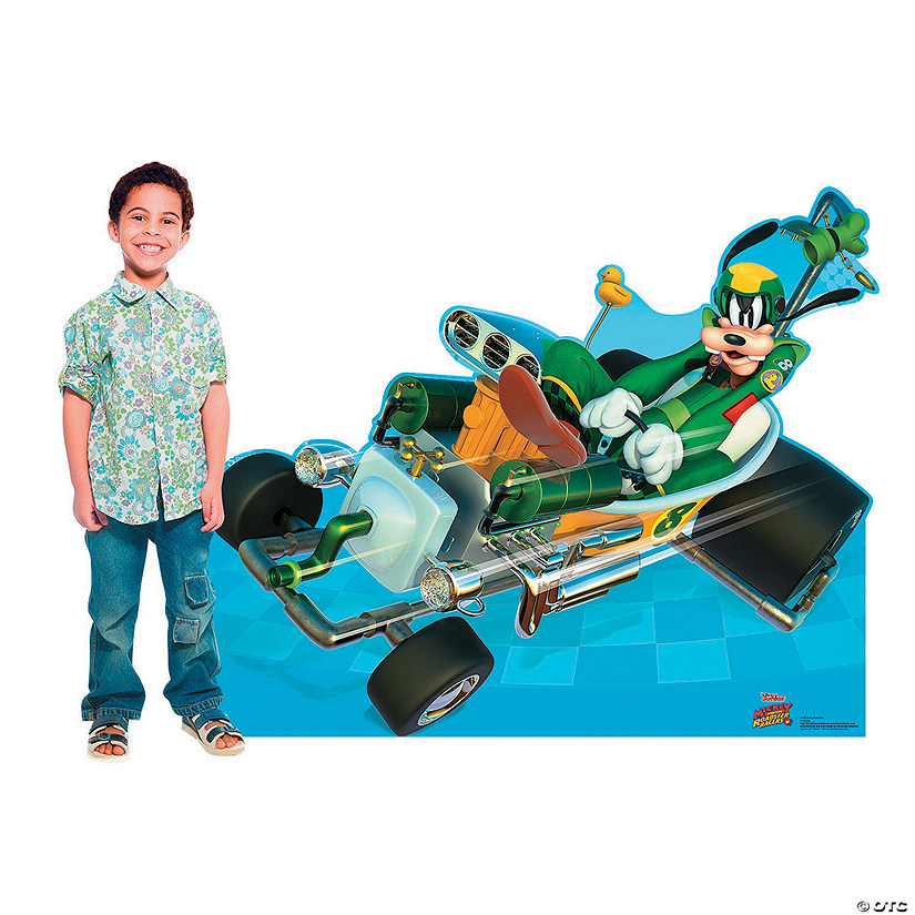 45" Disney&#8217;s Mickey & the Roadster Racers Goofy Car Cardboard Cutout Stand-Up Image