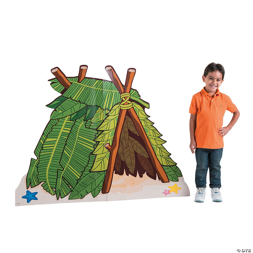 45" Island VBS Hut Cardboard Cutout Stand-Up Image