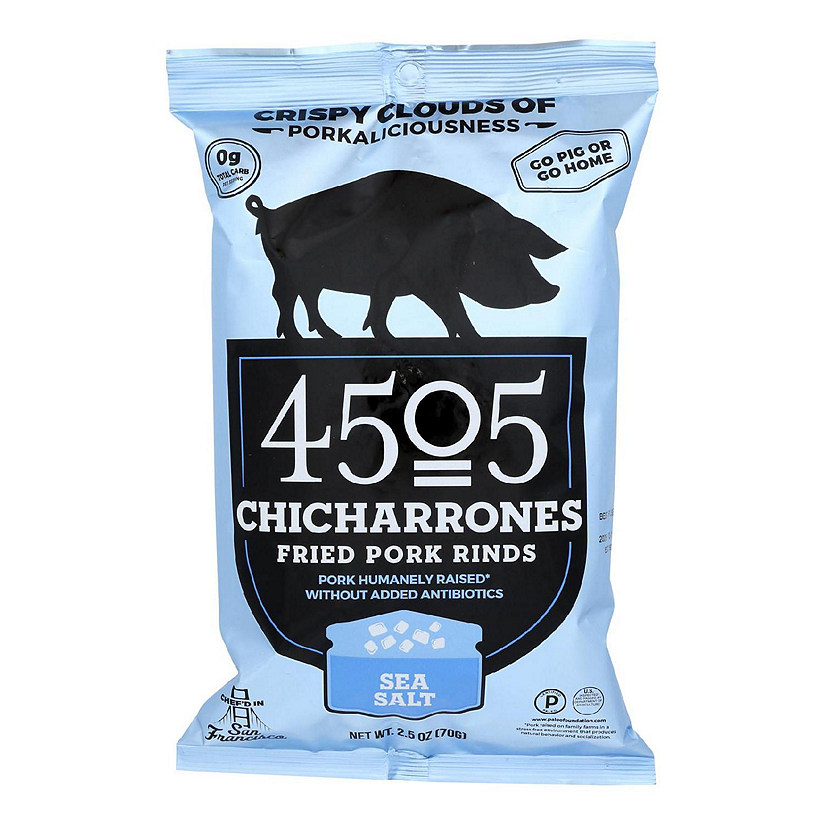 4505 - Chicharrones Sea Salt - Case of 12-2.5 OZ Image
