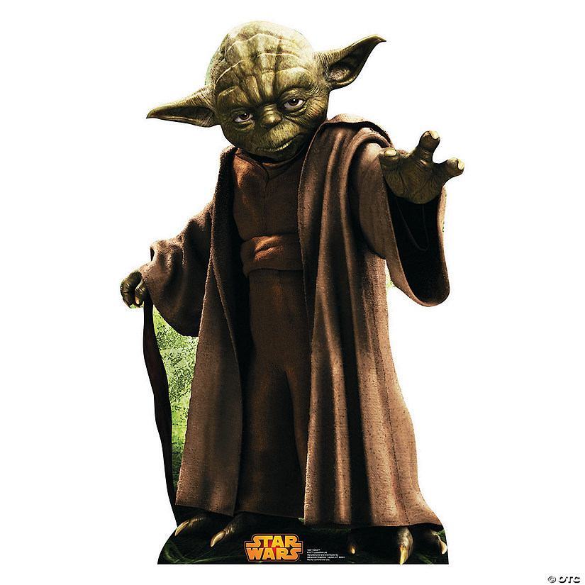 46" Star Wars&#8482; Yoda Classic Life-Size Cardboard Cutout Stand-Up Image