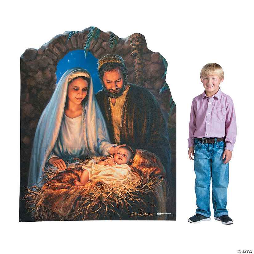 46" x 57" Christmas Nativity Cardboard Cutout Stand-Up Image