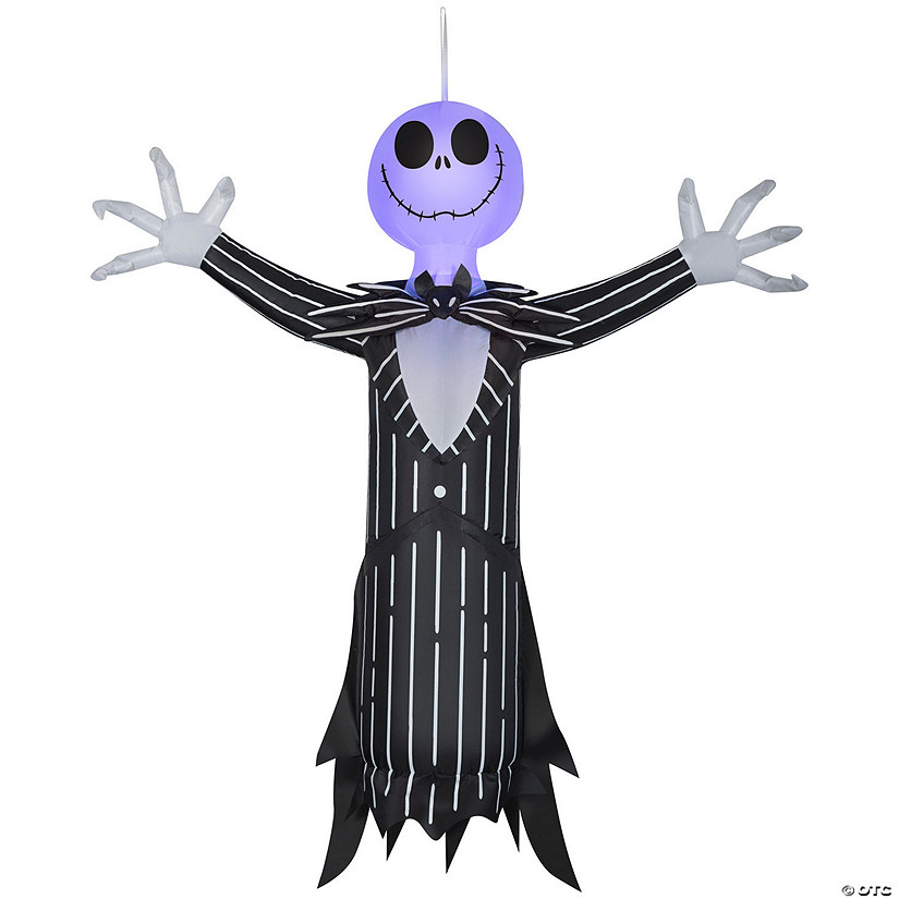 48" Airblown&#174; Inflatable Light-Up The Nightmare Before Christmas Jack Outdoor Yard Decoration Image