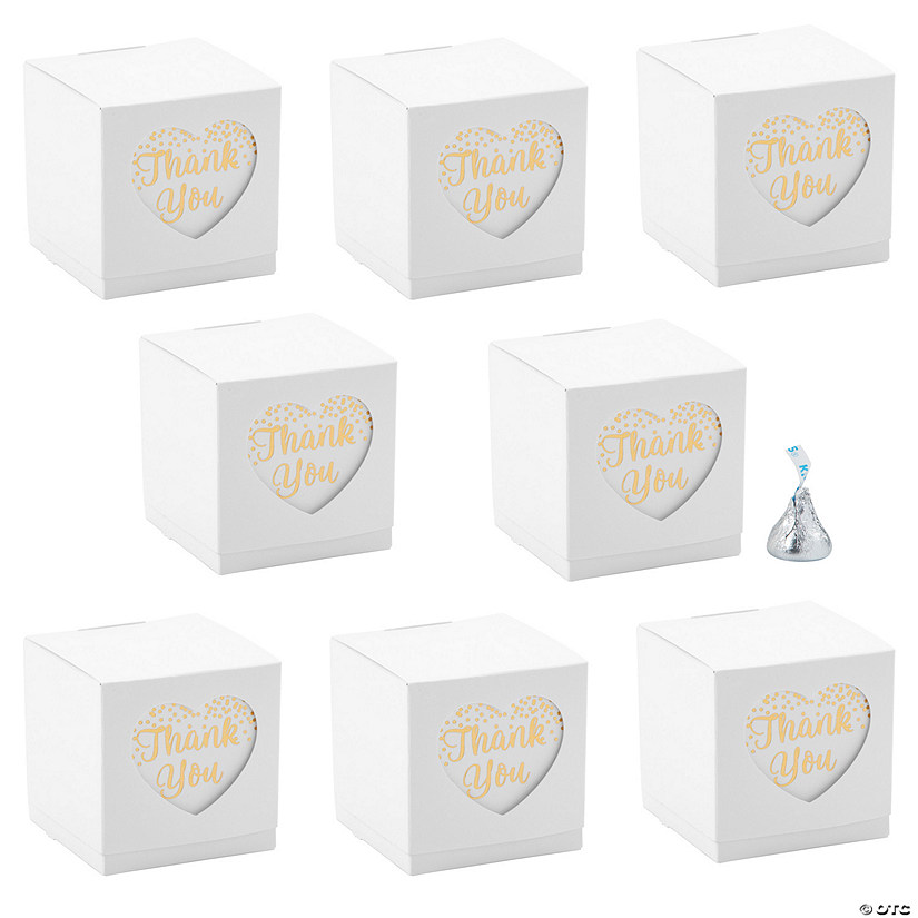 48 Pc. Bulk Wedding Favor Boxes with Lids Image
