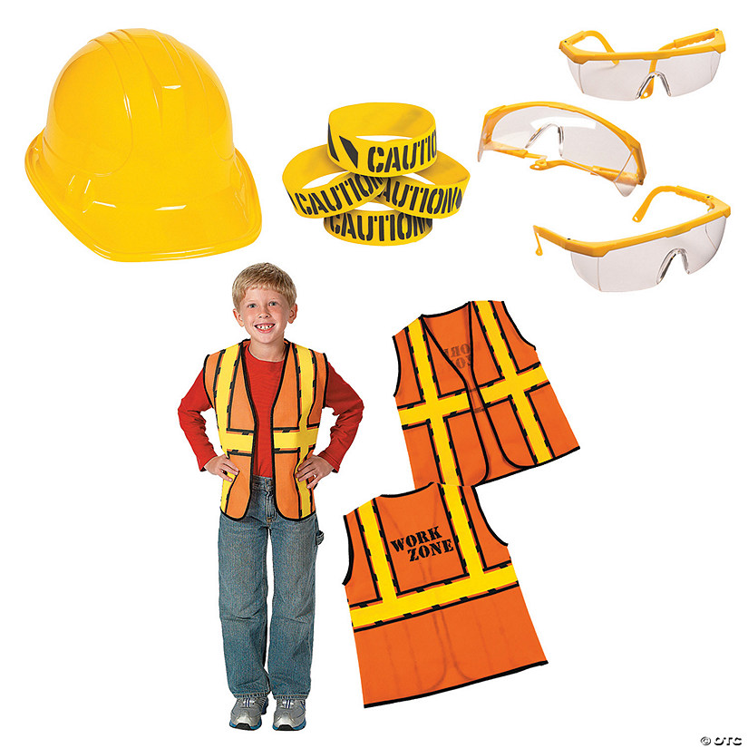 48 Pc. Construction Party Accessories for 12 Image