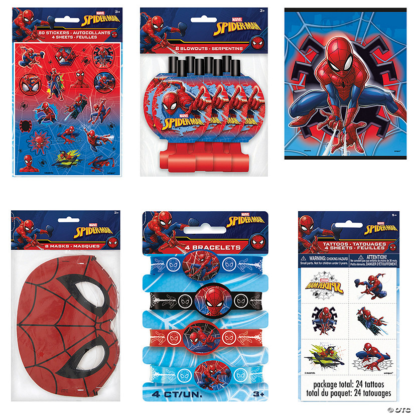 48 Pc. Marvel&#8217;s Spider-Man&#8482; Favor Kit for 8 Image