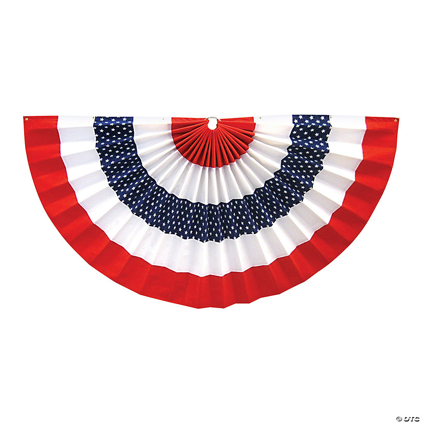 48" x 24" Red White & Blue Star Bunting Image