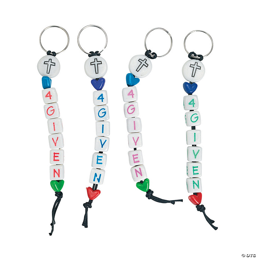 &#8220;4Given&#8221; Beaded Keychain Craft Kit Image